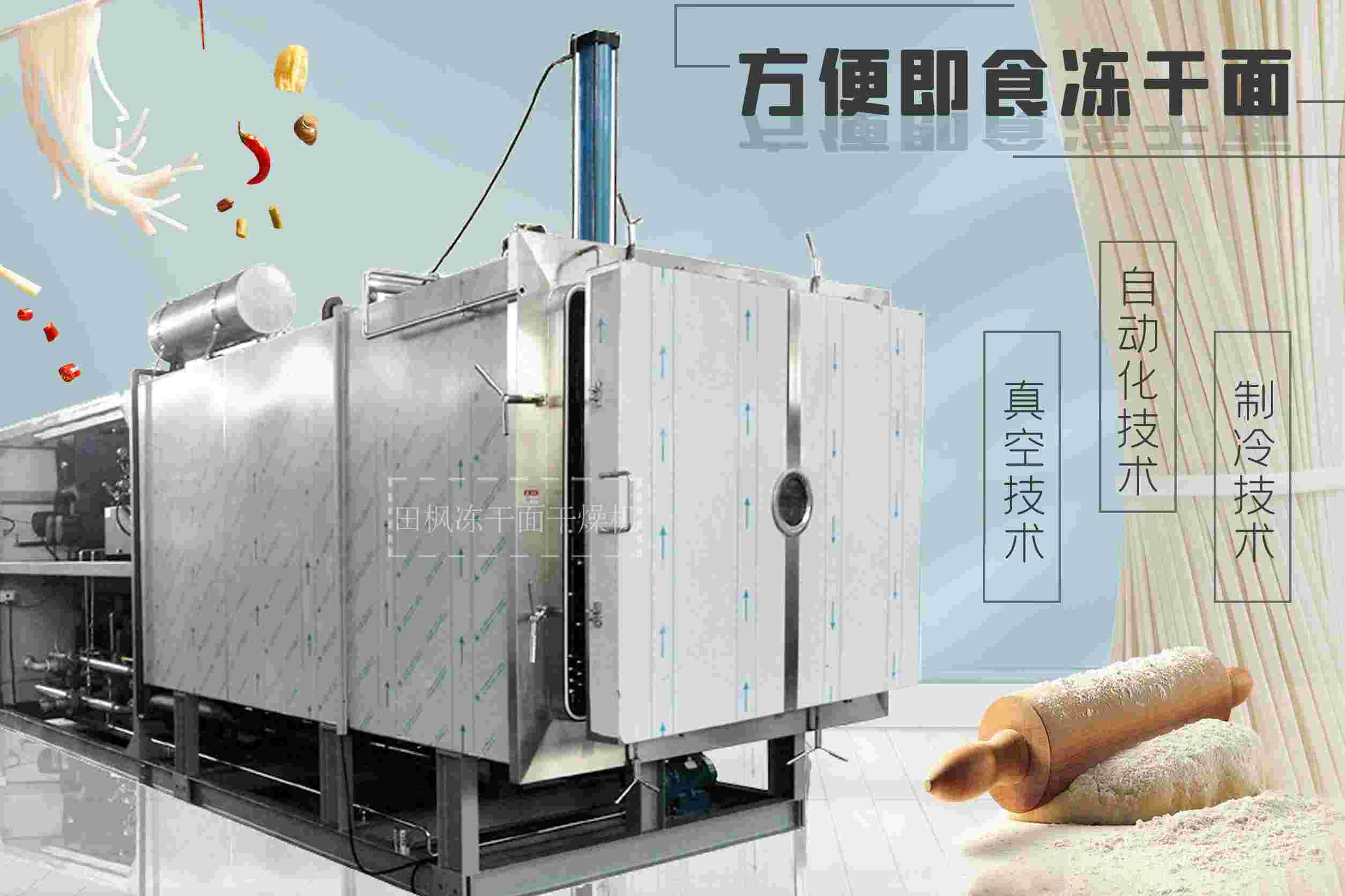 凍干面真空冷凍干燥機對食品加工有何重要性？